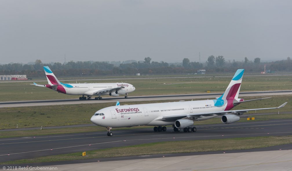 Eurowings_A343_OO-SCX_OO-SCW_DUS181019