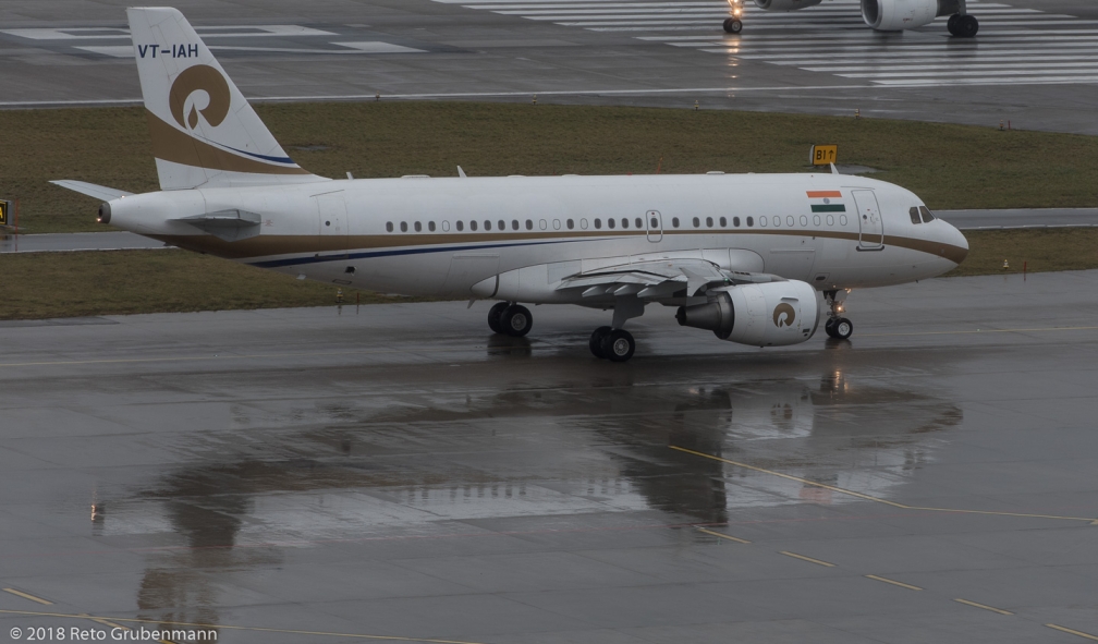 RelianceIndustriesLtd_A319_VT-IAH_ZRH180122