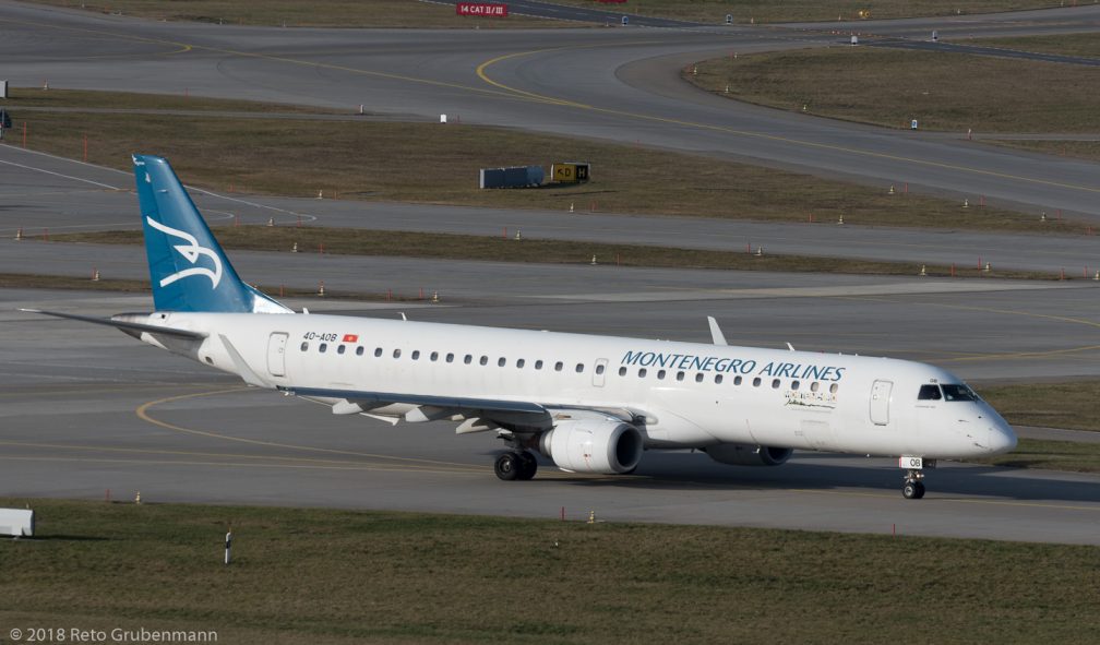 MontenegroAirlines_E190_4O-AOB_ZRH180124