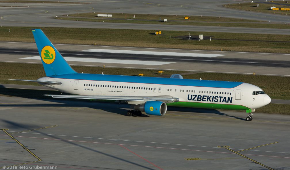 UzbekistanAirways_B763_UK67005_ZRH180124