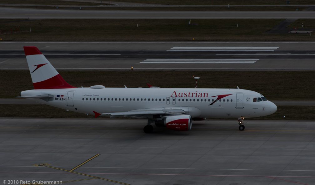 AustrianAirlines_A320_OE-LBN_ZRH180315