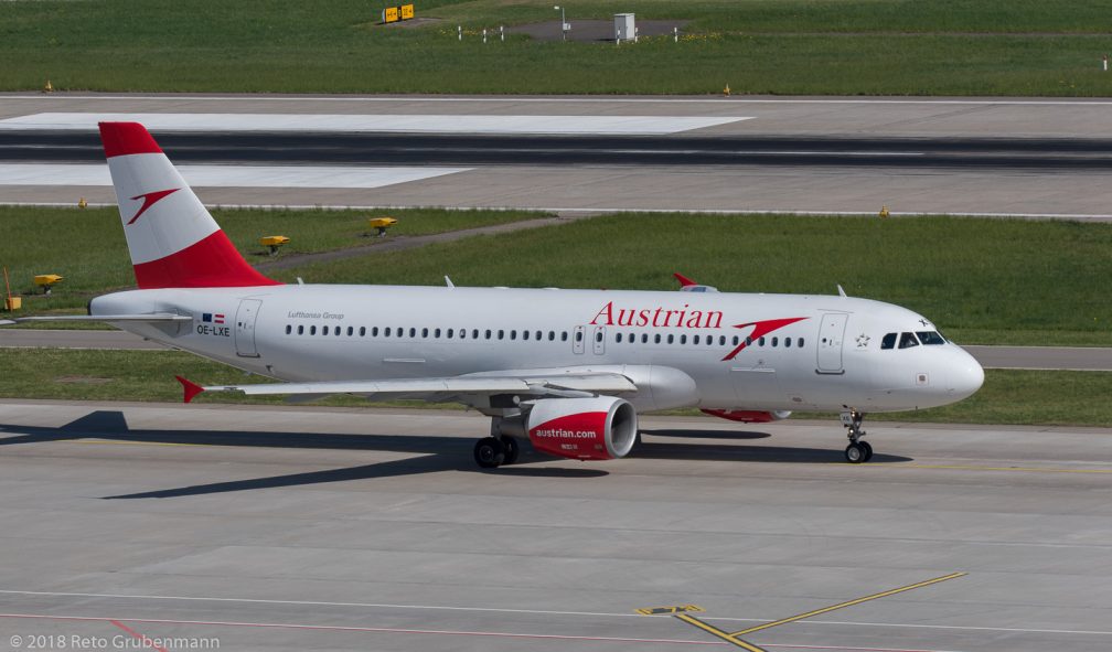 AustrianAirlines_A320_OE-LXE_ZRH180429