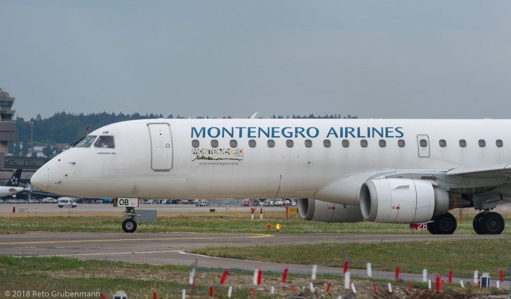 MontenegroAirlines_E190_4O-AOB_ZRH180728